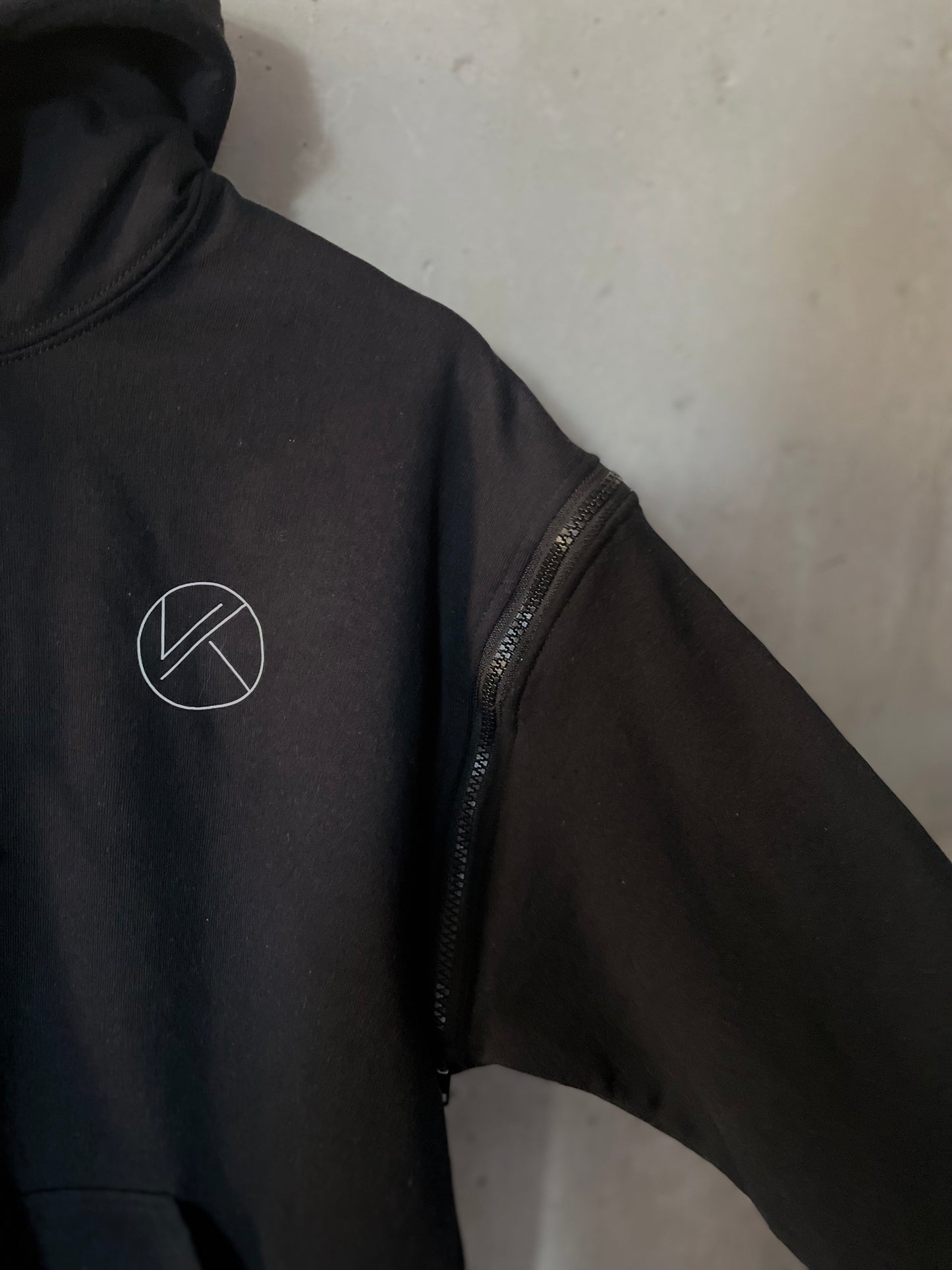 Unisex Black Pullover Hoodie