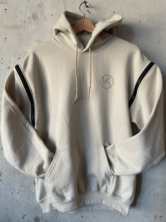 Unisex Tan Pullover Hoodie