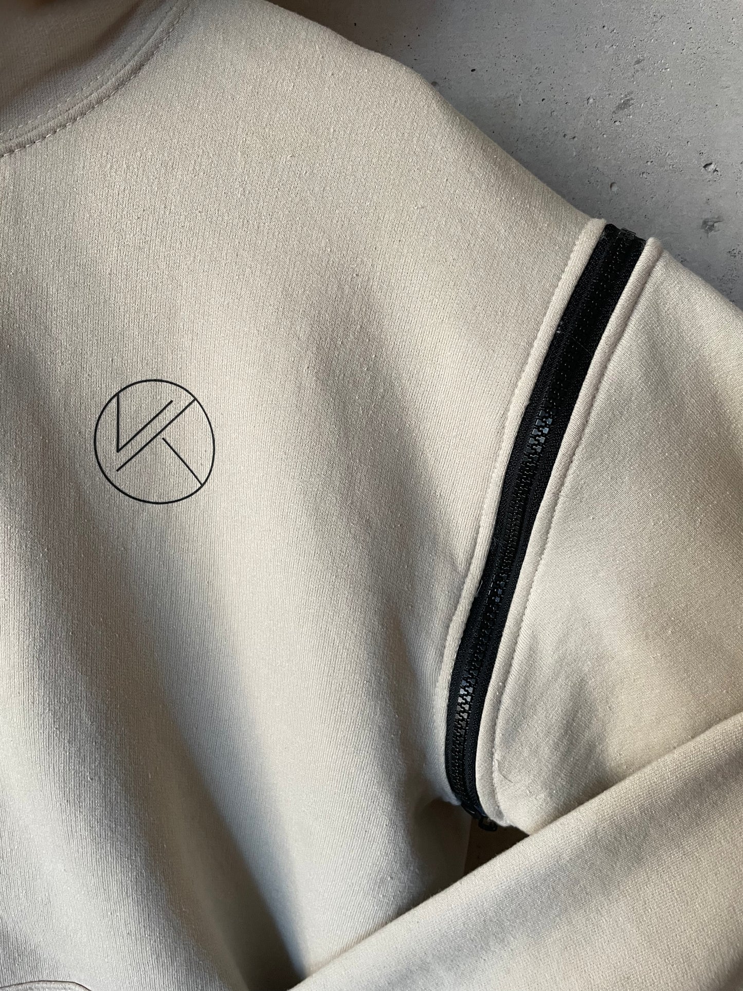 Unisex Tan Pullover Hoodie