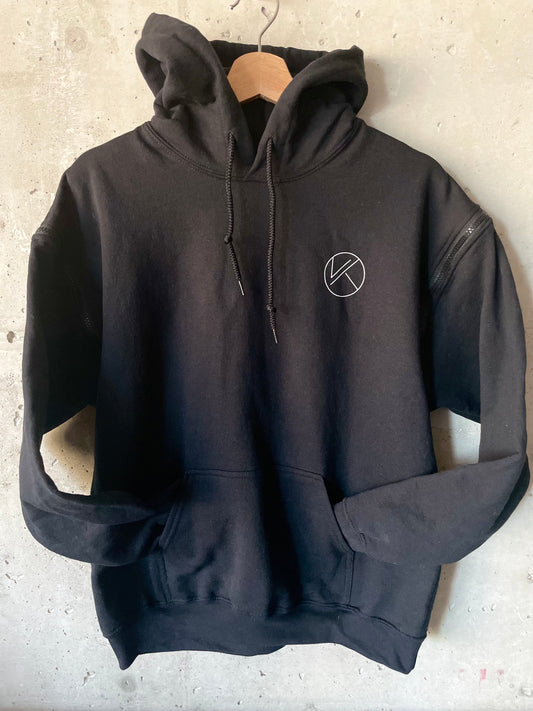 Unisex Black Pullover Hoodie