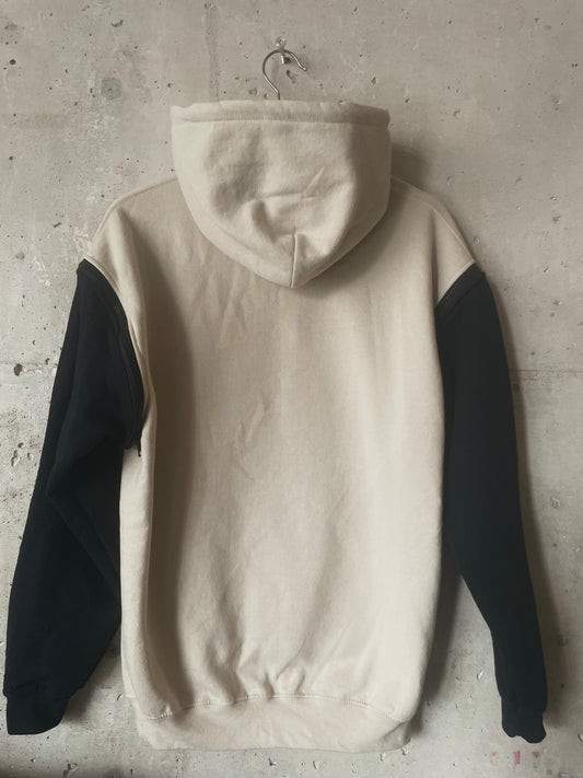 Unisex Tan & Black Pullover Hoodie