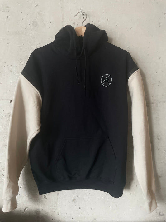 Unisex Black & Tan Pullover Hoodie
