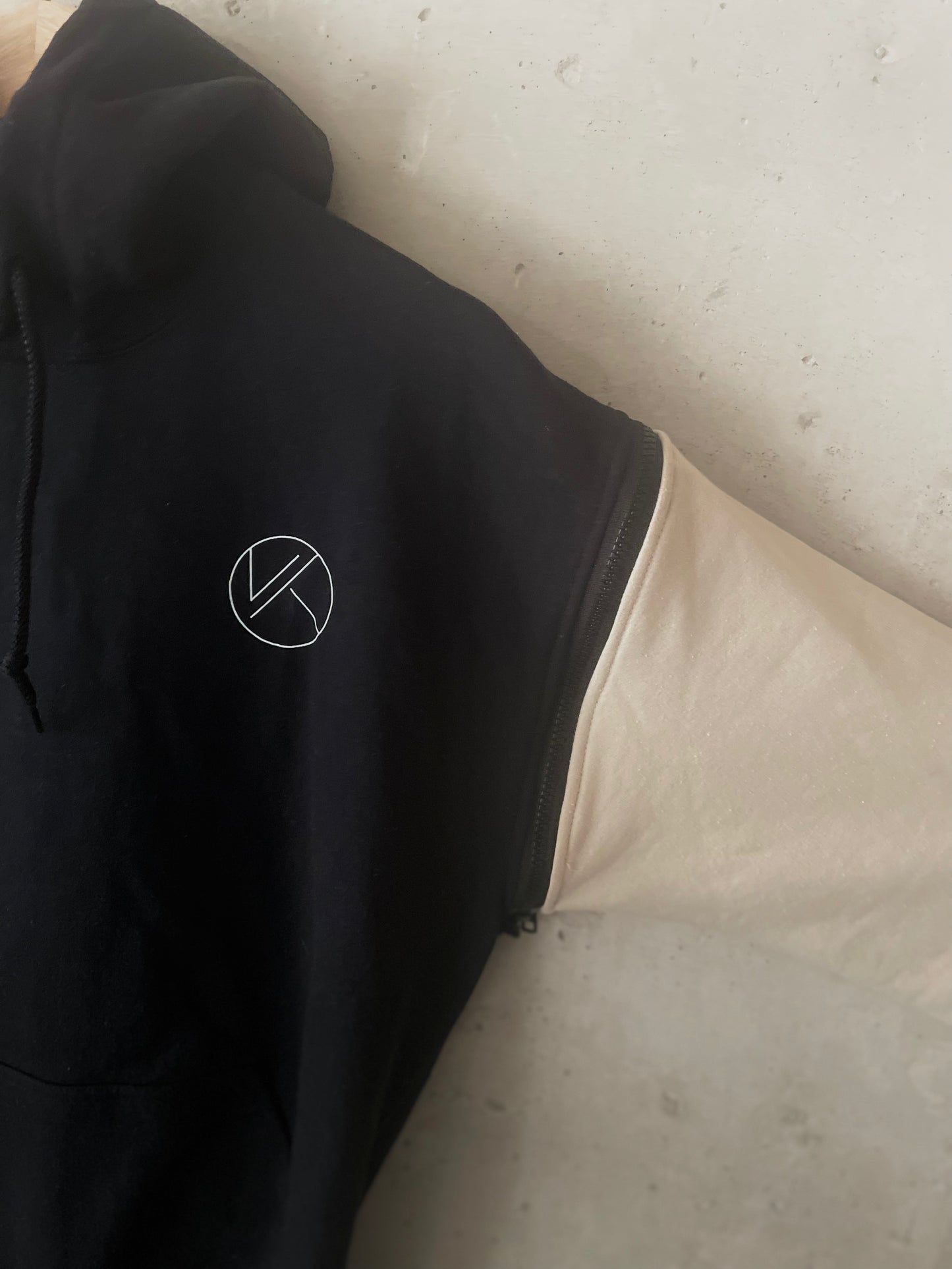 Unisex Black & Tan Pullover Hoodie